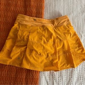 Lululemon Orange Skirt Size 6